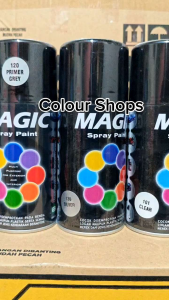 Pilok Pilox Pylox Cat Magic Paket 3 Kaleng Silver 136 Primer Grey 120 Clear 101 300Cc