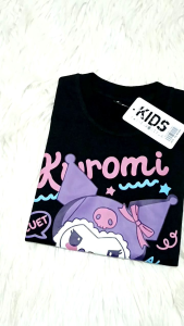 KFS Baju Couple Kaos Kuromi Anak Dan Dewasa Katun Premium Cotton 30s