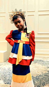 BAJU MERDEKA BUDAK PEREMPUAN PEPLUM 3 LAYER DESIGN 2025# (4Y TO 12Y)