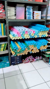 Kertas Karton Manila Warna Warni Isi 10 Lembar (1 Gulung)