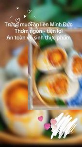 Combo 30 trứng vịt muối ăn liền Minh Đức tiện lợi - thơm ngon - bổ dưỡng - chay mặn đều dùng được-hàng VN chất lượng cao.
