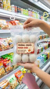 Combo 50 trứng vịt muối ăn liền Minh Đức tiện lợi - thơm ngon - bổ dưỡng - chay mặn đều dùng được-hàng VN chất lượng cao.