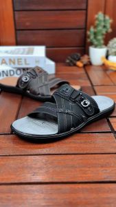 Silom Sandal Pria Slop Casual Spooner Sendal Slide Cowok Daniel - L-07