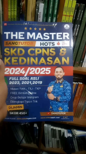 BUKU THE MASTER SANG TUTOR HOTS SKD KEDINASAN 2024 2025 FULL SOAL ASLI