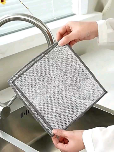 Metal wire cleaning cloth iron wire steel dishcloth rust removal kitchen dishwashing