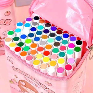 Kaba xiong water based color pen with bag acrylic marker pen watercolor with pencil box storage bag