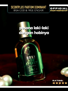 BELI 1 DAPAT 3 PROMO- SCENTPLUS HRNY SIDE EFFECT+MR CRUSH+HRNY ORIGINAL 35ML EAU DE PARFUME