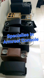 Mazda 2 center armrest console box with front USB charging ports