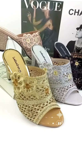 High Heels Pesta Wanita Hak 7Cm | Sandal Wedding Kekinian Size 36-41 | Lababega 018