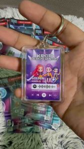 KPOP Demon Hunters Scannable Spotify Keychain