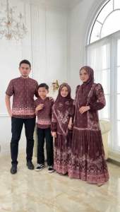 (Khusus kemeja Daddy&kids Boy) Sarimbit lebaran 2024 terbaru by AC premium