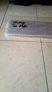 OPP FLOWER PLASTIK SNAK FARSEL UK 20X45CM [1 PAK ISI 12PCS]