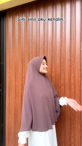 Hijab Instan Bergo Pet Crincle Airflow Jumbo XXL