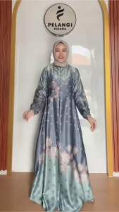 GAMIS SILKY M4XMARA MOTIF BERLIN MEWAH PREMIUM / GAMIS BISA COD/ GAMIS PREMIUM / GAMIS PESTA / GAMIS KONDANGAN