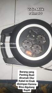 Box Kabel YUNIOR Stop Kontak Listrik 4 Lubang Panjang Kabel 15 Roll Meter Merek LOYAL YUNIOR / LY - 111 / Box Cable MJ Elektric