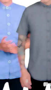 hem polos/polos pendek/kemeja polos pendek