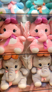 boneka gajah lucu boneka mainan anak gajah lucu bahan lembut gajah viral 55cm