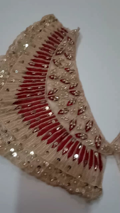 Bordir dada payet full mewah