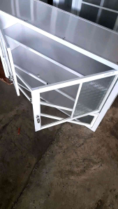 ตู้ครัวอลูมิเนียม ตู้ลอยติดผนัง 100 120 150 CM - Lazada