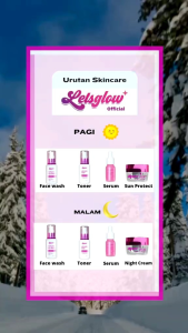(COD) LETSGLOW SKINKER PAKET LENGKAP TANPA PERIH