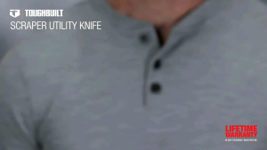 TOUGHBUILT TB-H4S5-01 Scraper Utility knife (2 in 1 tool)