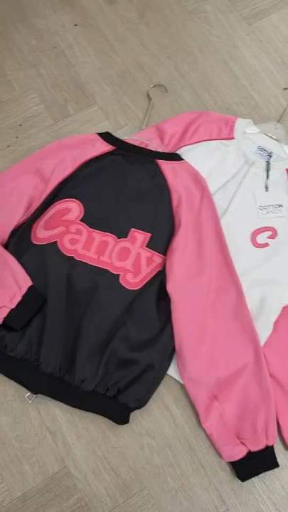 Cotton Candy Jacket เสื้อแจคเก็ตโอเวอร์ไซส์ทูโทน