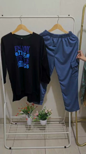 Setelan Celana Cargo Atasan Oversize Ukuran L XL Dan XXL Terbaru