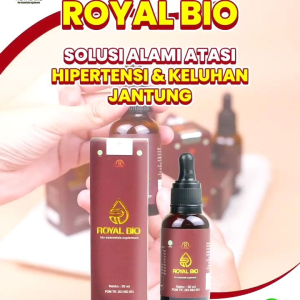 ROYAL BIO 30 ml Asli Original Jamu Tetes Herbal Ampuh Mengobati Penyakit Jantung Kolesterol Asma Hipertensi Stroke Kebas Kesemutan