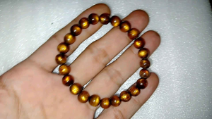 Gelang Tali Arus Rotan Laut Sejenis Akar Bahar Bulat Butir 8 mm Elastis Gelang Kesehatan Anti Radiasi