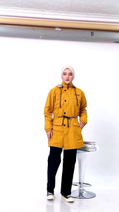 IMPOLET ADEEVA: Jaket Bolak-Balik Wanita dengan Bahan Halus Lembut & Ukuran M L XL