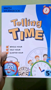 Math Workbook "Telling Time" A4 size 30pages