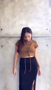 Clara Rib Crop Top - Lengan Pendek & Lengan Panjang
