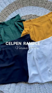 Celana Pendek Rempel Wanita Celpen Pita Airflow