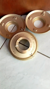 Banner/Burner Kuningan kompor gas rinnai ORI besar/burner asli cap rinnai