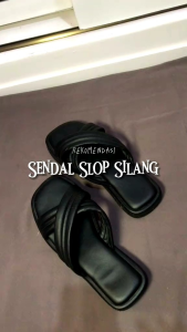 Sandal Wanita Teplek Silang Elegan Simple