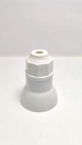 Fitting Lampu Gantung Bulat Putih Jumbo Topi Tebal Lamp Holder