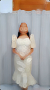 Filipiniana Mistiza Raffles Dress - with lace design beige Formal Dress for Women -Comfortable