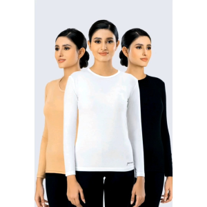 【002】Lady Long Sleeves Inner Black Color 【Size: S - XL】