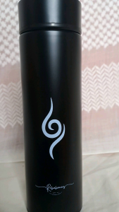 Smart Led Tumbler Thermos Yondaime Hokage Custom Hitam