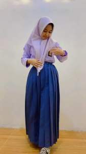 SERAGAM SEKOLAH ROK SMA SERAGAM SMA ROK REMPEL ROK SPAN ROK SMA ABU ABU ROK ABU ABU SMA ROK SMA ABU ABU PANJANG/ m.rizkycollection