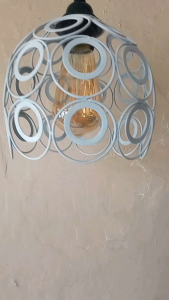 Lampu gantung / Lampu hias minimalis ruang tamu isi 1 bulat motif