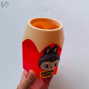 [SG STOCK] Pencil Holder Labubu Pencil Bucket Plastic Organizer Pen storage Box For Students and Teen