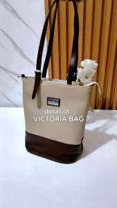 Tas wanita Totebag & Slingbag Victoria 2in1 kulit waterproof