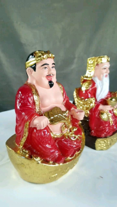 Thần tài Thổ địa cao 17cm phong thủy thu hút tài lộc