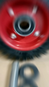 Roda karet kembang 8 inch roda gerobak karet mati