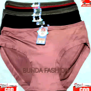 6pcs atau 12pcs Celana Dalam Wanita Jumbo SIZE MLXLXXLXXXLXXXXL Bisa Dipakai Ibu Hamil Lentur