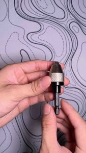 adapter converter kepala bor mini untuk mata bor micro 0.3mm - 6.5mm hex shank keyless 1/4