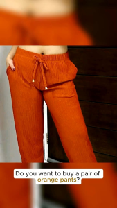 Bark Crepe Fabric Pants: Freesize & Plus Size Fit