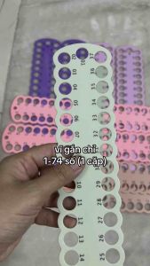Bảng mica móc chỉ tranh thêu chữ thập dụng cụ may vá
