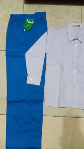 SETELAN SERAGAM SD MADRASAH PUTIH BIRU BENHUR LAKI LAKI LENGAN PANJANG-SERAGAM SEKOLAH SD